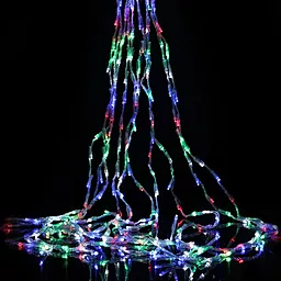 Светодиодная гирлянда-каскад ColorWay 98LED (CW-G-98L71CUMC) 7x1.5м, USB, 8 функций Multicolored - фото Светодиодная гирлянда-каскад ColorWay 98LED (CW-G-98L71CUMC) 7x1.5м, USB, 8 функций Multicolored