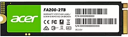 SSD Накопитель Acer FA200 2 TB (BL.9BWWA.125) - фото SSD Накопитель Acer FA200 2 TB (BL.9BWWA.125)