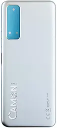 Задняя крышка корпуса Tecno Camon 17P (CG7n) Original Frost Silver - фото Задняя крышка корпуса Tecno Camon 17P (CG7n) Original Frost Silver