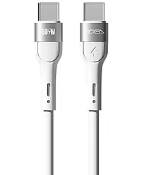 Кабель Ridea RC-XS51 X-Silicone USB Type-C - Type-C 60w 3a 1.2м PD cable White - фото Кабель Ridea RC-XS51 X-Silicone USB Type-C - Type-C 60w 3a 1.2м PD cable White