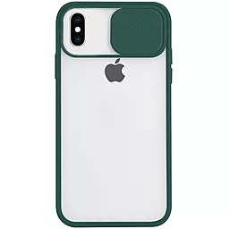 Чохол Epik Camshield matte Apple iPhone X, iPhone XS Green