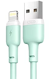 Кабель XO NB208 Liquid Silicone USB-A - Lightning 12w 2.4a 1м cable Green