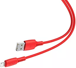 Кабель Baseus Colourful USB-A - Lightning 12w 2.4a 1.2м cable Red (CALDC-09) - мініатюра 2 Кабель Baseus Colourful USB-A - Lightning 12w 2.4a 1.2м cable Red (CALDC-09) - мініатюра 2