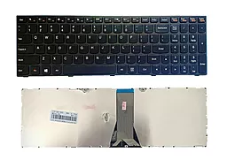 Клавіатура для ноутбуку Lenovo Ideapad G50-70 з підсвічуванням Black