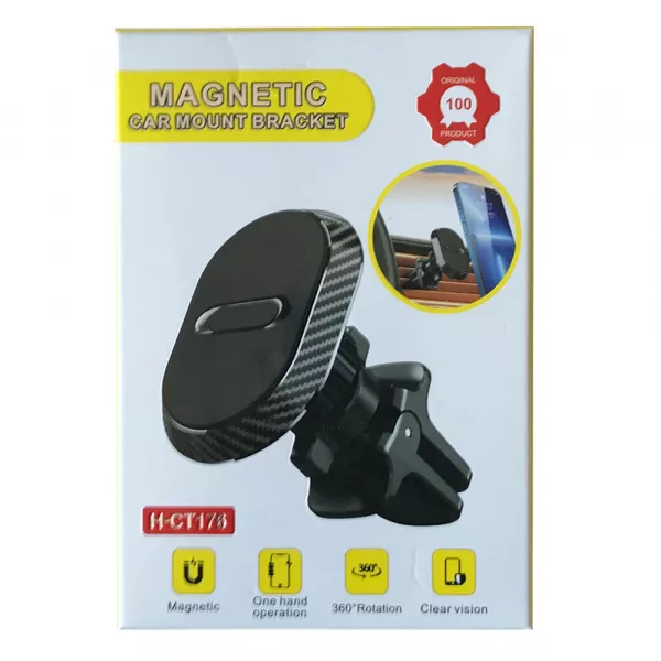 Держатель магнитный Magnetic CT176 Black - фото 2