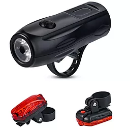 Велофонарь Bailong QX-T0798-LM + STOP-5LED - фото Велофонарь Bailong QX-T0798-LM + STOP-5LED