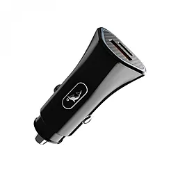Автомобільний зарядний пристрій SkyDolphin SZ16 18w PD/QC3.0 USB-C/USB-A ports car charger black (AZP-000090)