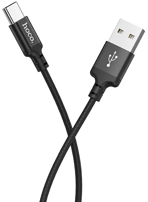 Кабель Hoco X14 Times Speed USB-A - Type-C 12w 2.4a 1м cable Black - фото 4