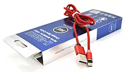 Кабель PiPo USB-A - micro USB 12w 2.4a 1м cable Red