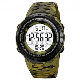 Часы наручные SKMEI 2070CMGNWT CAMO-WHITE - фото Часы наручные SKMEI 2070CMGNWT CAMO-WHITE