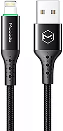 USB Кабель McDodo Nest Series Auto Power Off 20W 3A 1.2M Lightning Cable Black