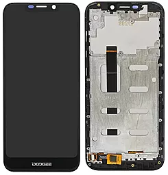 Дисплей DOOGEE X70 с тачскрином и рамкой, Black
