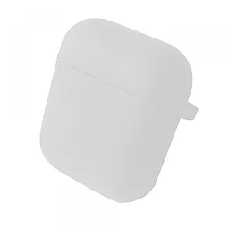 Силиконовый чехол с микрофиброй для AirPods 1, 2/Hoco ES39, EW25, EW02 Plus, EW74 White - фото Силиконовый чехол с микрофиброй для AirPods 1, 2/Hoco ES39, EW25, EW02 Plus, EW74 White