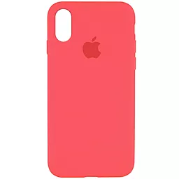 Чехол Silicone Case Full для Apple iPhone XR Watermelon red