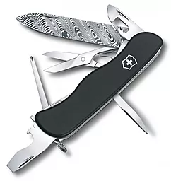 Мультитул Victorinox Outrider Damast (0.8501.J17) Black - фото Мультитул Victorinox Outrider Damast (0.8501.J17) Black