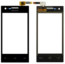 Сенсор (тачскрин) Philips S309 Dual Sim Black - фото Сенсор (тачскрин) Philips S309 Dual Sim Black