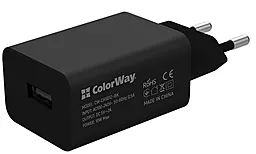 Мережевий зарядний пристрій ColorWay 2A + micro USB Cable Black (CW-CHS012CM-BK) - мініатюра 2