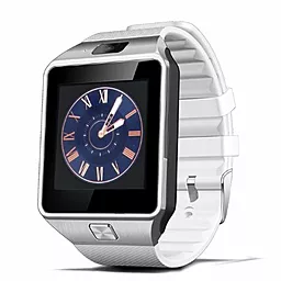 Смарт-часы UWatch Smart DZ09 Silver with White strap - миниатюра 2