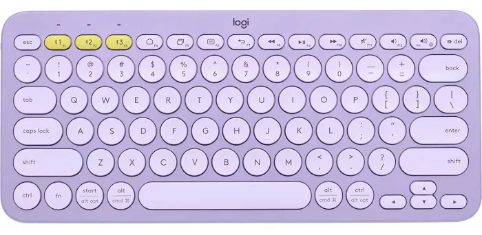 Клавиатура Logitech K380 Multi-Device Bluetooth Lavender Lemonade (920-011166) - фото 1