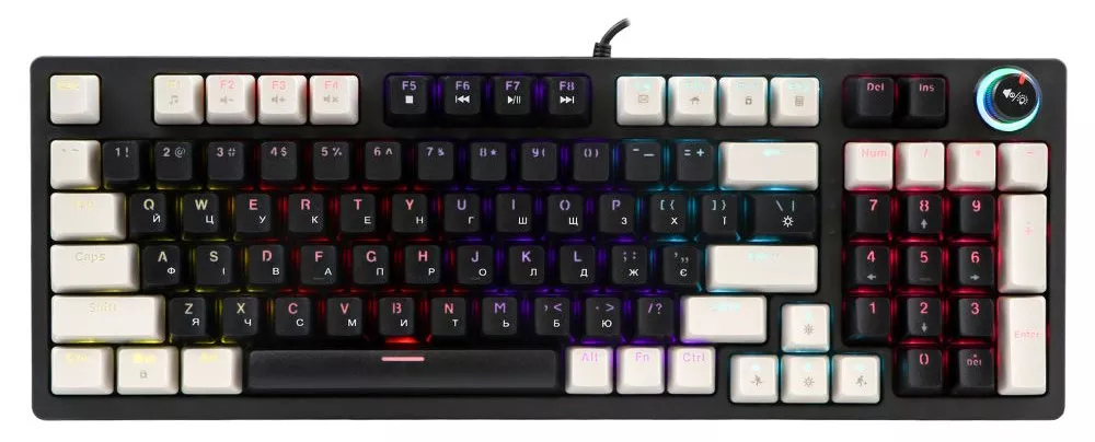 Клавиатура TWolf T50 Blue Switch Black - фото 1