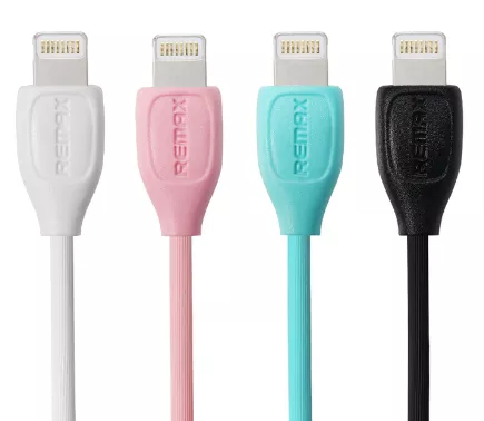 Кабель Remax RC-050i USB-A - Lightning 12w 2.4a 0.8м cable Blue - фото 2