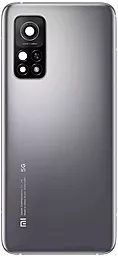 Задняя крышка корпуса Xiaomi Mi 10T / Mi 10T Pro / Redmi K30S со стеклом камеры 64 MP Lunar Silver