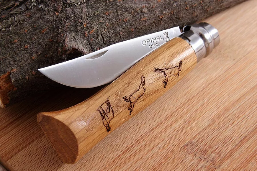 Нож Opinel №8 VRI Chamois Серна, дуб (002336) - фото 5