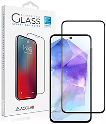 Защитное стекло ACCLAB Full Glue для Samsung Galaxy A55 Black 1283126588839 - фото Защитное стекло ACCLAB Full Glue для Samsung Galaxy A55 Black 1283126588839