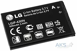 Акумулятор LG GW300 / IP-430N (900 mAh) - мініатюра 3