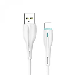 Кабель SkyDolphin S48T USB-A - Type-C 12w 2.4a 1м cable White (USB-000425)