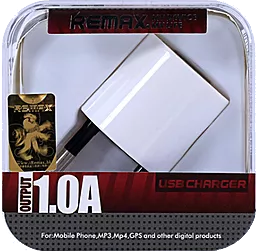 Сетевое зарядное устройство Remax mini Euro charger 1a White - фото Сетевое зарядное устройство Remax mini Euro charger 1a White