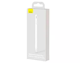 Стилус Baseus Smooth Writing Capacitive Active version White (ACSXB-B02) - миниатюра 4 Стилус Baseus Smooth Writing Capacitive Active version White (ACSXB-B02) - миниатюра 4