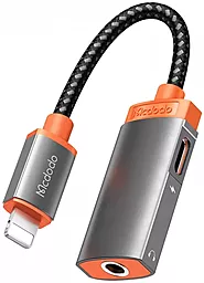 Аудио-переходник McDodo Oryx Series M-F Lightning -> Lightning + 3.5mm Black (CA-6710) - фото Аудио-переходник McDodo Oryx Series M-F Lightning -> Lightning + 3.5mm Black (CA-6710)