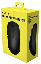 Комп'ютерна мишка HATOR Quasar Wireless Black (HTM-420) - мініатюра 7