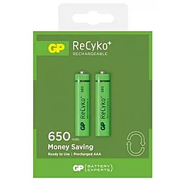 Аккумулятор GP Recyko+ AAA 650 mAh 2шт (65AAAHCE-2GBE2)