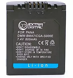 Аккумулятор для фотоаппарата Panasonic S006E (800 mAh) BDP2577 ExtraDigital