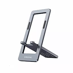 Настольная подставка BOROFONE BH112 Kerry metal folding desktop stand Metal Gray - фото Настольная подставка BOROFONE BH112 Kerry metal folding desktop stand Metal Gray