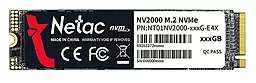 SSD Накопитель Netac M.2 2280 1TB (NT01NV2000-1T0-E4X) - фото SSD Накопитель Netac M.2 2280 1TB (NT01NV2000-1T0-E4X)