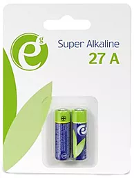 Батарейки Energenie Super Alkaline A27 BL 2 шт 12 V - фото Батарейки Energenie Super Alkaline A27 BL 2 шт 12 V