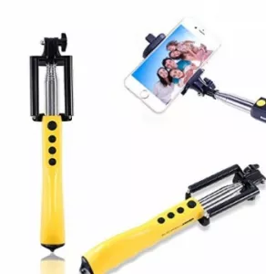 Моноподы, селфи-палки Remax Selfie Stick RP-P2 Yellow - фото 2