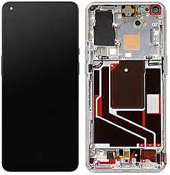 Дисплей OnePlus 9 Pro (LE2120, LE2121, LE2123, LE2125, LE2127) с тачскрином и рамкой, оригинал, White - фото Дисплей OnePlus 9 Pro (LE2120, LE2121, LE2123, LE2125, LE2127) с тачскрином и рамкой, оригинал, White