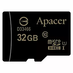 Карта пам'яті Apacer microSDHC 32GB Class 10 UHS-I U1 (AP32GMCSH10U1-RA)