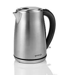 Электрочайник Gorenje, 1,7л, металл, нерж - фото Электрочайник Gorenje, 1,7л, металл, нерж