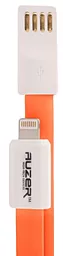 Кабель Auzer AC-L1 USB-A - Lightning 1м cable Orange - фото Кабель Auzer AC-L1 USB-A - Lightning 1м cable Orange