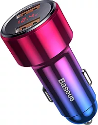 Автомобільний зарядний пристрій з швидкою зарядкою Baseus Magic Series PPS 2USB 45W 6A Red (CCMLC20A-09)