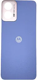 Задняя крышка корпуса Motorola Moto G34 Blue - фото Задняя крышка корпуса Motorola Moto G34 Blue