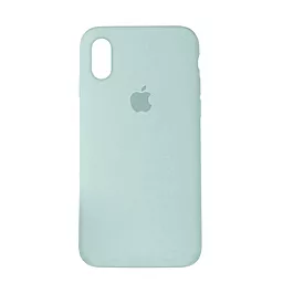 {"ru": "Чехол", "uk": "Чохол"} Silicone Case Full для Apple iPhone XS Max Mist Blue