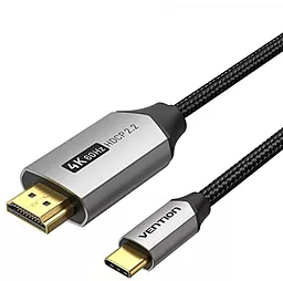 Відеокабель Vention USB Type-C - HDMI v2.0 4k 60hz 2m gray (CRBBH)
