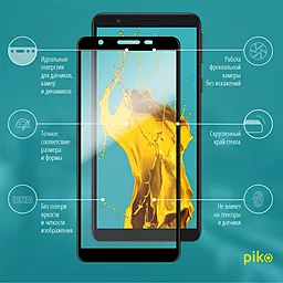 Захисне скло Piko Full Glue Samsung A013 Galaxy A01 Core Black (1283126505041) - мініатюра 2