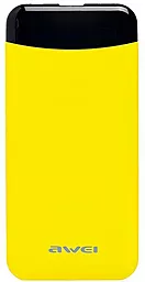 Повербанк Awei P68K 10000 mAh Yellow - фото Повербанк Awei P68K 10000 mAh Yellow